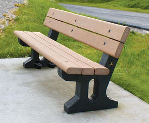 Phoenix™ Seat - recycled plastic bench