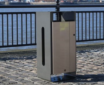 Electra™ outdoor litter bin
