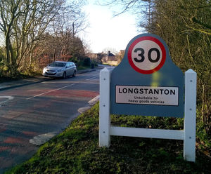 Glasdon Gateway village welcome signs