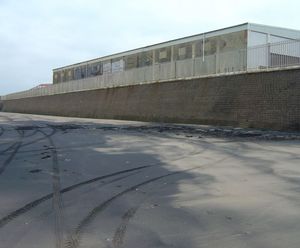 Armoring an existing sea wall