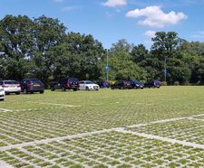 Concrete paver system for new Saracens FC car park