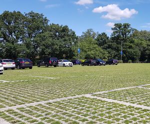 Concrete paver system for new Saracens FC car park