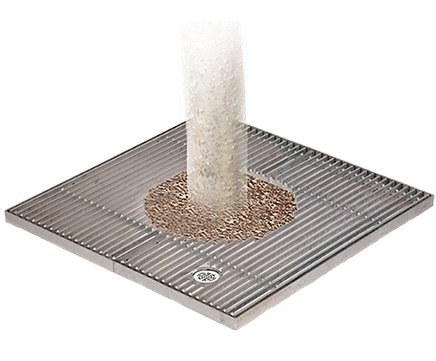 Clyde Tree Grate - square metal tree surround for paved surfaces