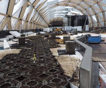 Root welfare accessories for Crossrail roof garden