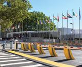 Raptor Bollard - steel retractable PAS 68 bollard for access control - on this page