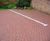 Staffordshire Red Classic - square-edged and chamfered clay pavers 1