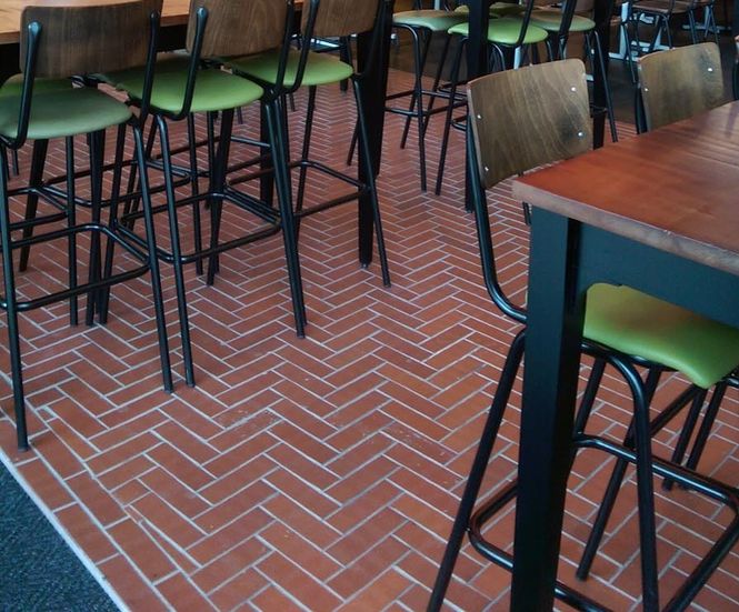 Staffordshire Red quarry tiles
