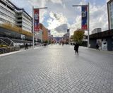 200,000+ blue clay pavers for 'Wembley Way', London - on this page
