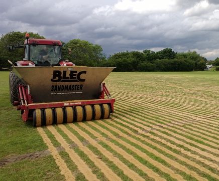 Natural sports field construction