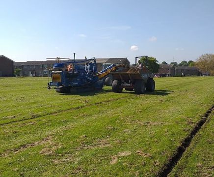Sportsfield drainage at Deanery Hill Playing Fields