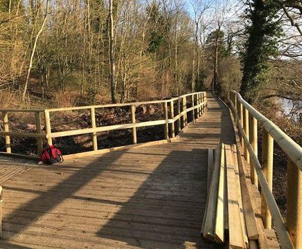 750m of boardwalk substructure for Nene Park