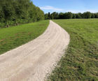 Multi-use trail construction for the National Trust