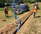 Utilities trenching, excavation and installations