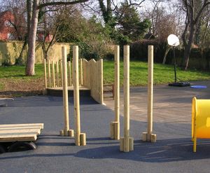 Playground trim trails and assault courses