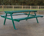 Kimpton A-frame steel picnic table