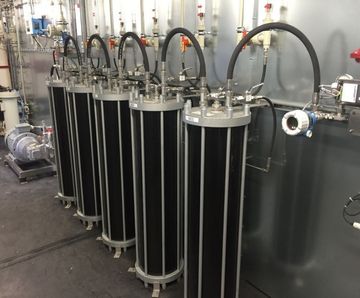 CD membrane modules for contaminated water purification