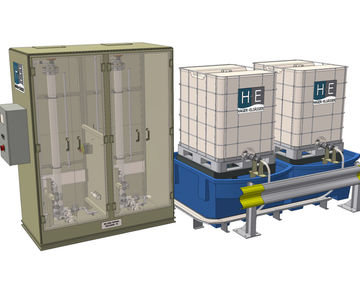 SecureChem IBC Chemical Dosing System - plastic chemical dosing unit