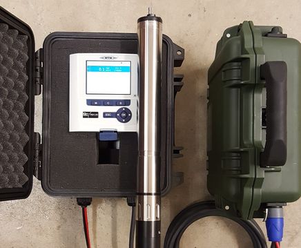 Portable IQ Sensor Net: water quality (battery powered)