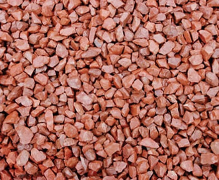 Red asphalt aggregates