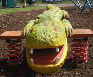 Large Crocodile Springer