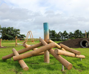 Climbing Trunk Pile