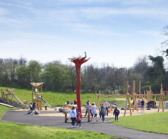 Landscape and play combined - Cuthill Park