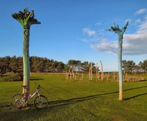 Upside Down Tree Sculptures 9124431740