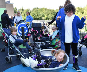 Inclusive sensory play area for specialist school