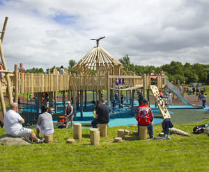 Crannog inclusive play area - Drumpellier Country Park