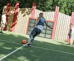 Lappset Interactive Sutu football wall for existing MUGA