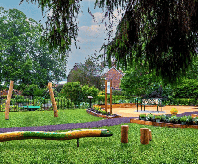 Inclusive play garden - Halstead Public Gardens