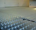 Louvre steel floor gratings