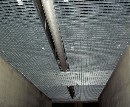Type SP steel ceiling grilles