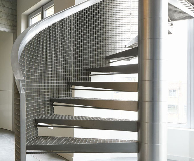 Balustrade infills, stair treads & landings Shoreditch Elefant Gratings