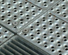 Type O5 perforated heel-proof steel planks