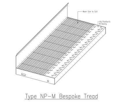 Type NP-M stair treads