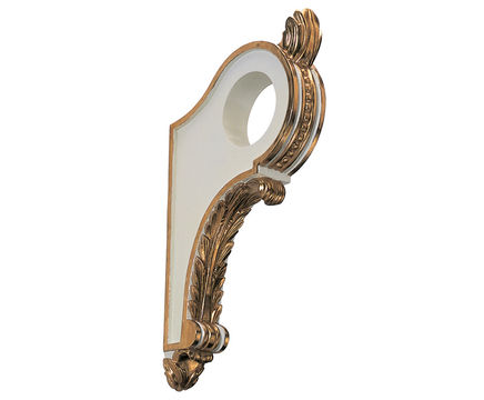 Curtain pole brackets
