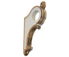 Curtain pole brackets