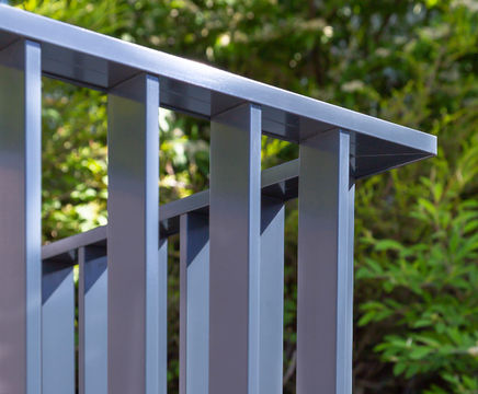 B50 vertical flat bar balustrade