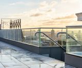 Frameless glass balustrades for rooftop bar and restaurant - on this page