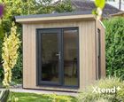 Xtend 2.5+ energy-efficient timber garden office