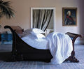 Brodsworth antique sienna mahogany bed