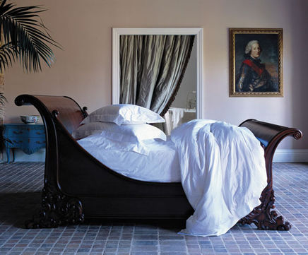 Brodsworth antique sienna mahogany bed