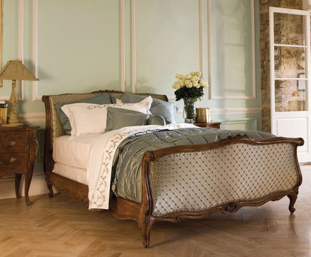 Louis XV upholstered bed