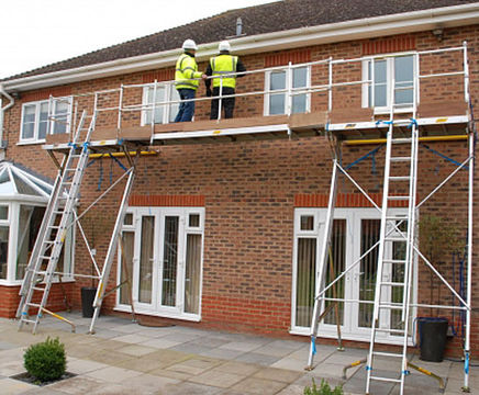 Roofline System continuous roof access platform