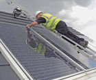 Solar Ladder safety access for solar panel installations