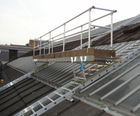 Roof-Walk rolling work platform for fragile roofs