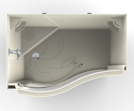 Hookham sectional shower cubicle