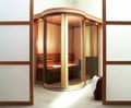 Tylo Round Vision sauna cabins