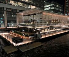 Decking for K1 and K2 floating pavilions - Wood Wharf